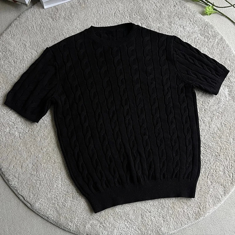 Camiseta Tricot Oversized