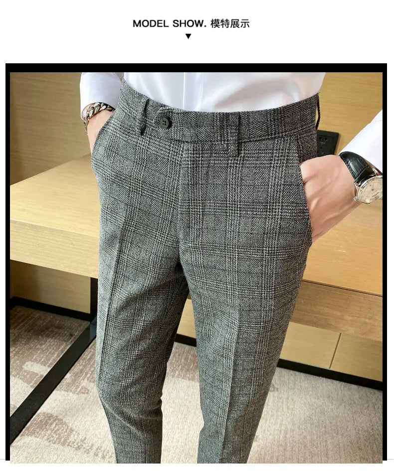 Calça Xadrez Casual