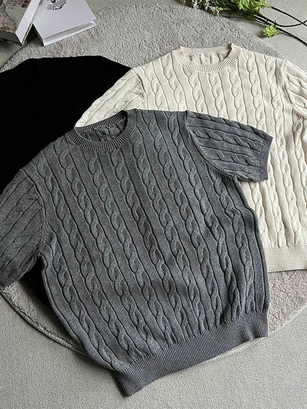 Camiseta Tricot Oversized