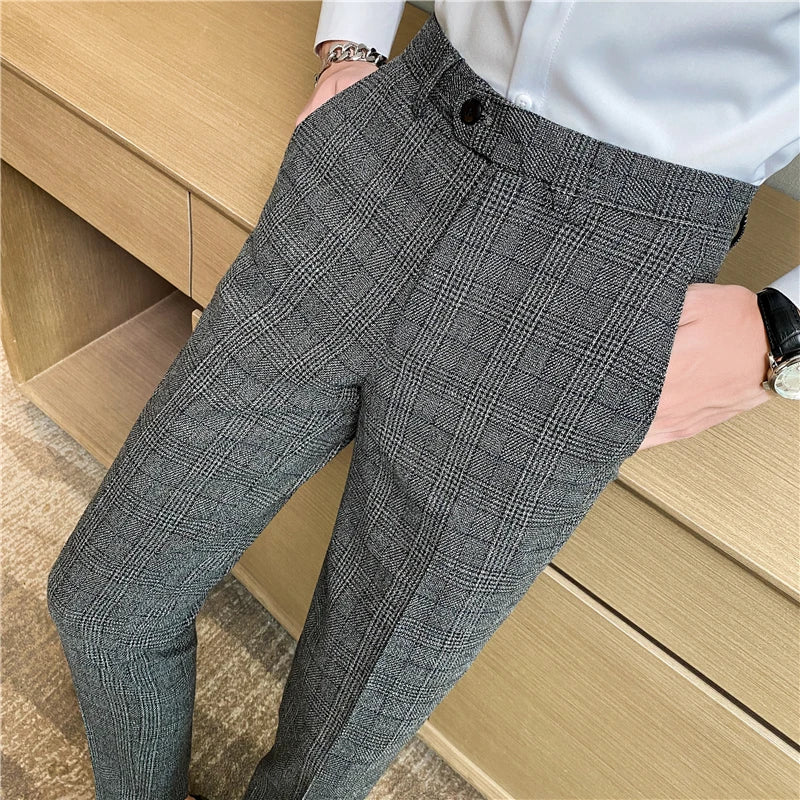 Calça Xadrez Casual