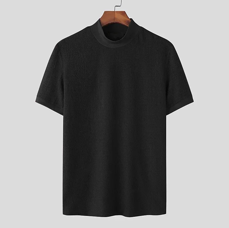 Camiseta Tricot Gola Alta