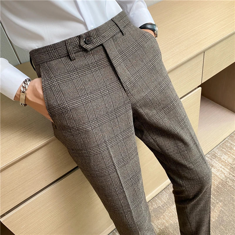 Calça Xadrez Casual