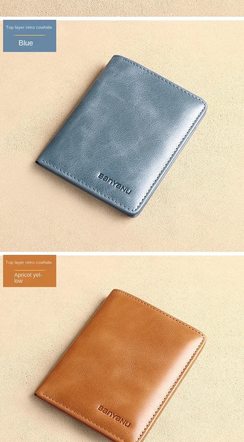 Carteira de Couro Slim