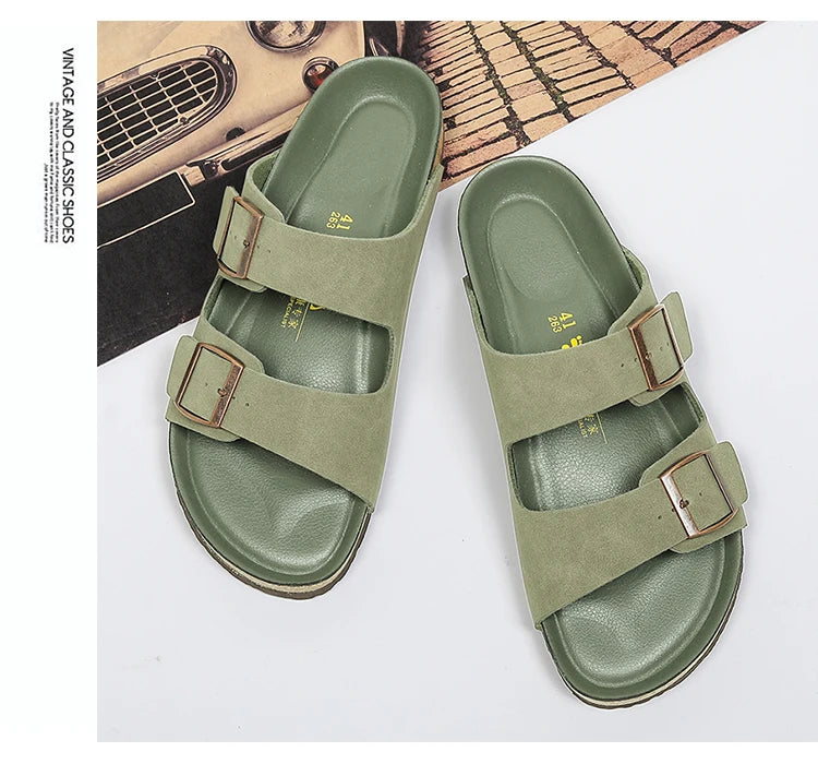 Sandália Masculina Couro