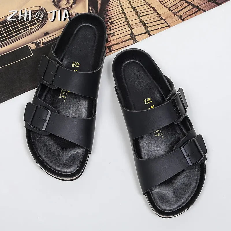 Sandália Masculina Couro