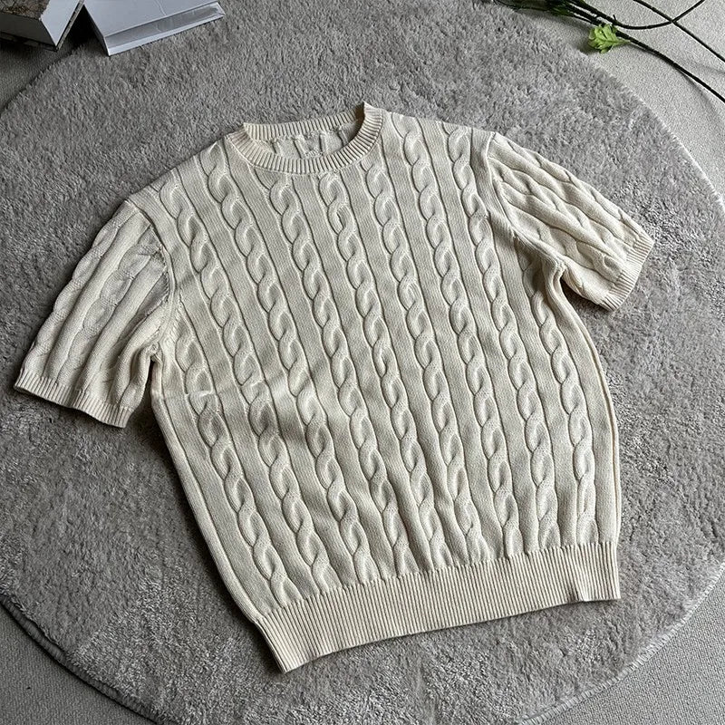 Camiseta Tricot Oversized