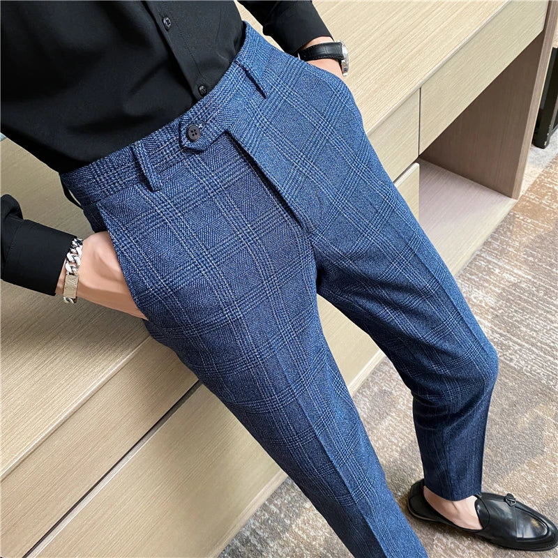 Calça Xadrez Casual