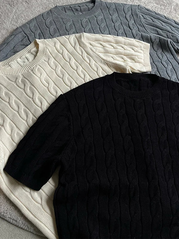 Camiseta Tricot Oversized