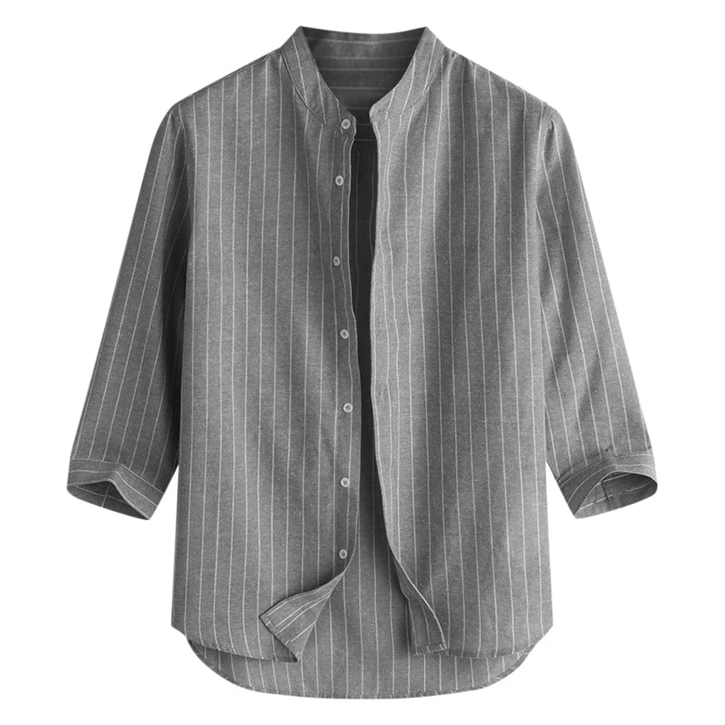 Camisa Linho Gola Padre