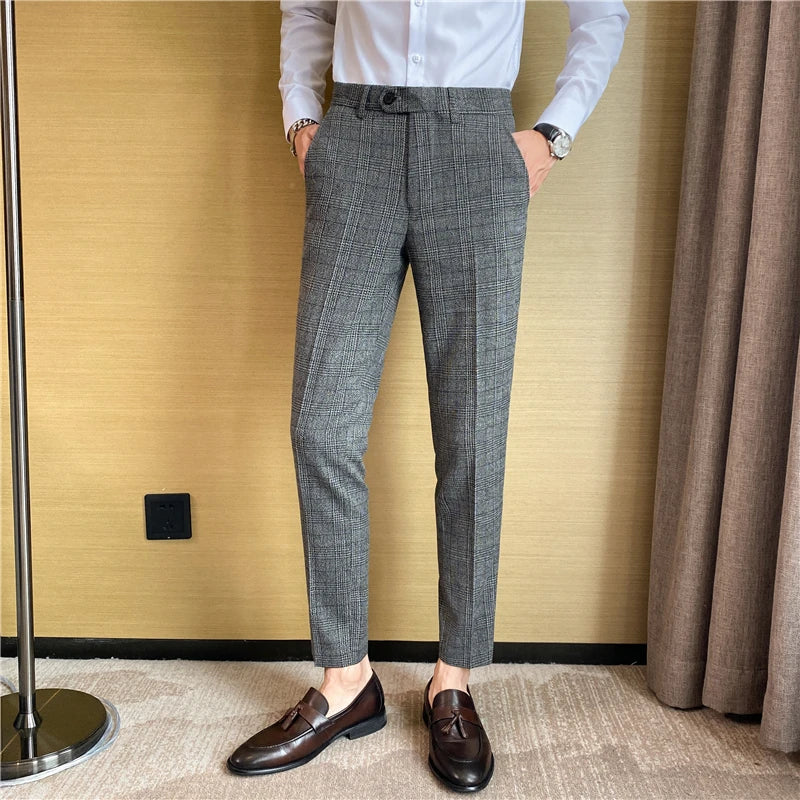 Calça Xadrez Casual