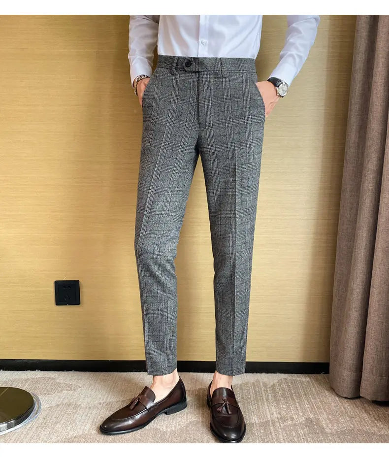 Calça Xadrez Casual