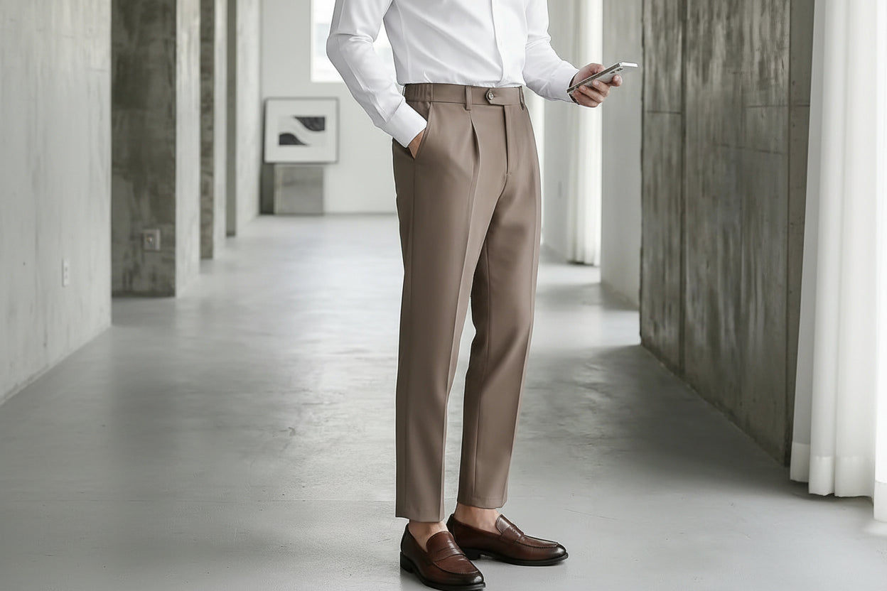 Calça Alfaiataria Slim Ankle