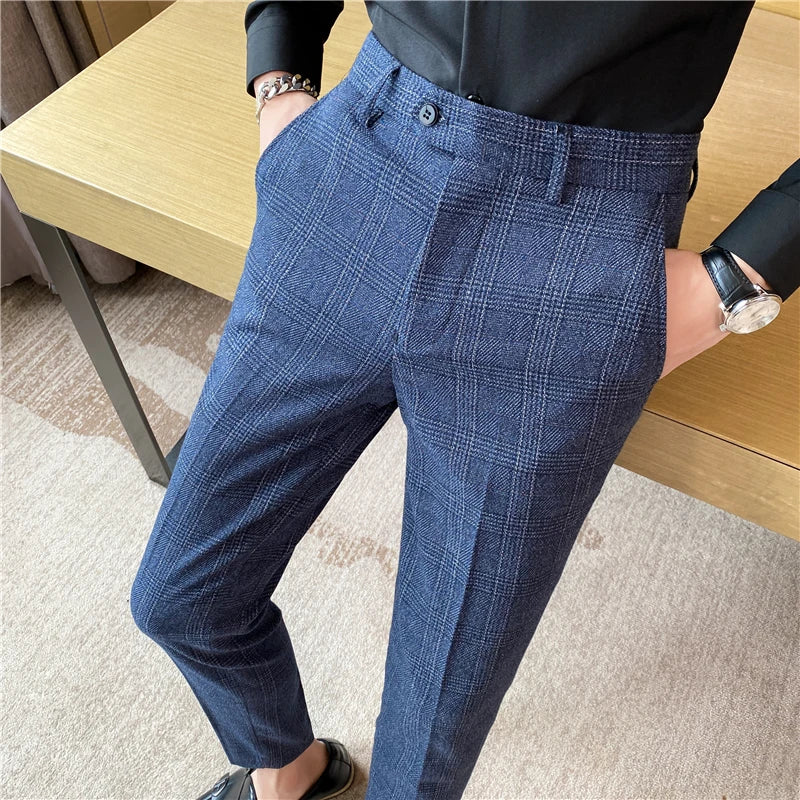 Calça Xadrez Casual
