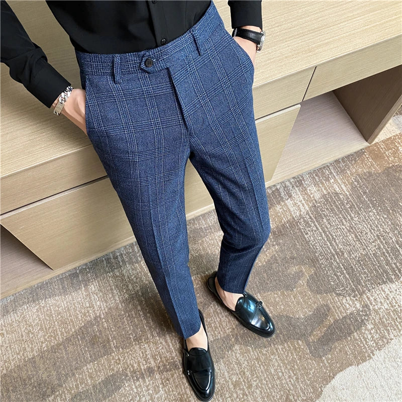 Calça Xadrez Casual