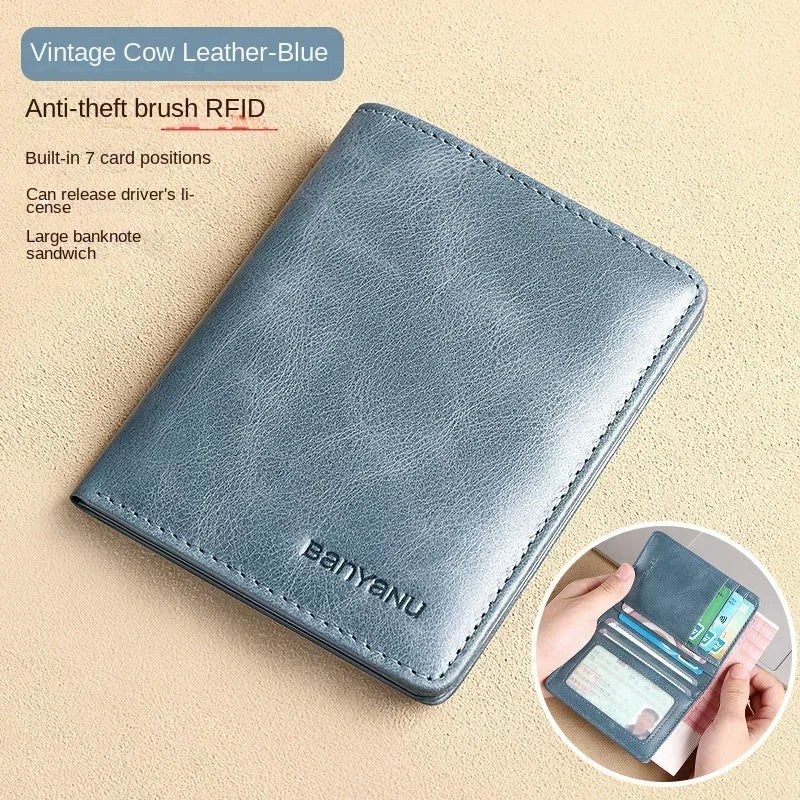 Carteira de Couro Slim