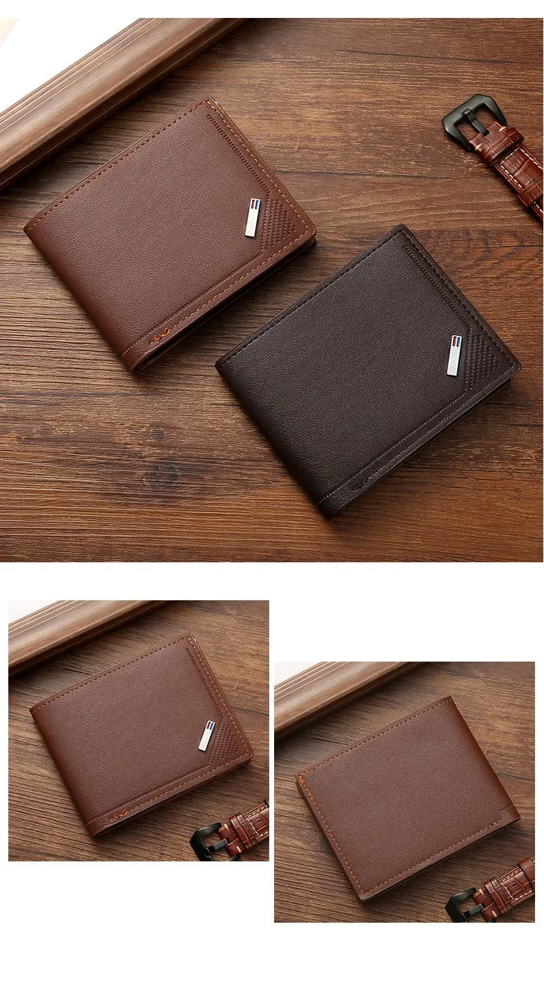 Carteira de couro slim