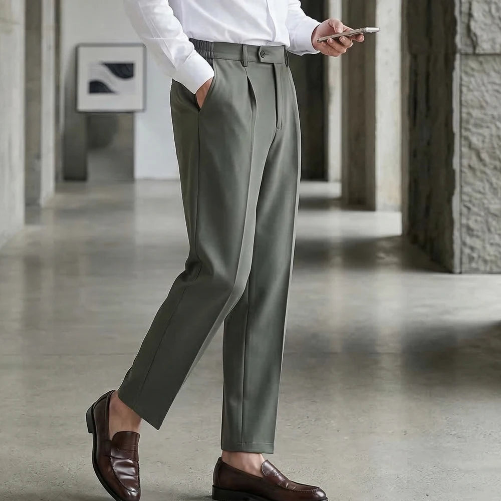 Calça Alfaiataria Slim Ankle