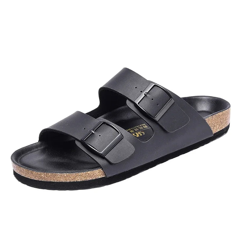 Sandália Masculina Couro