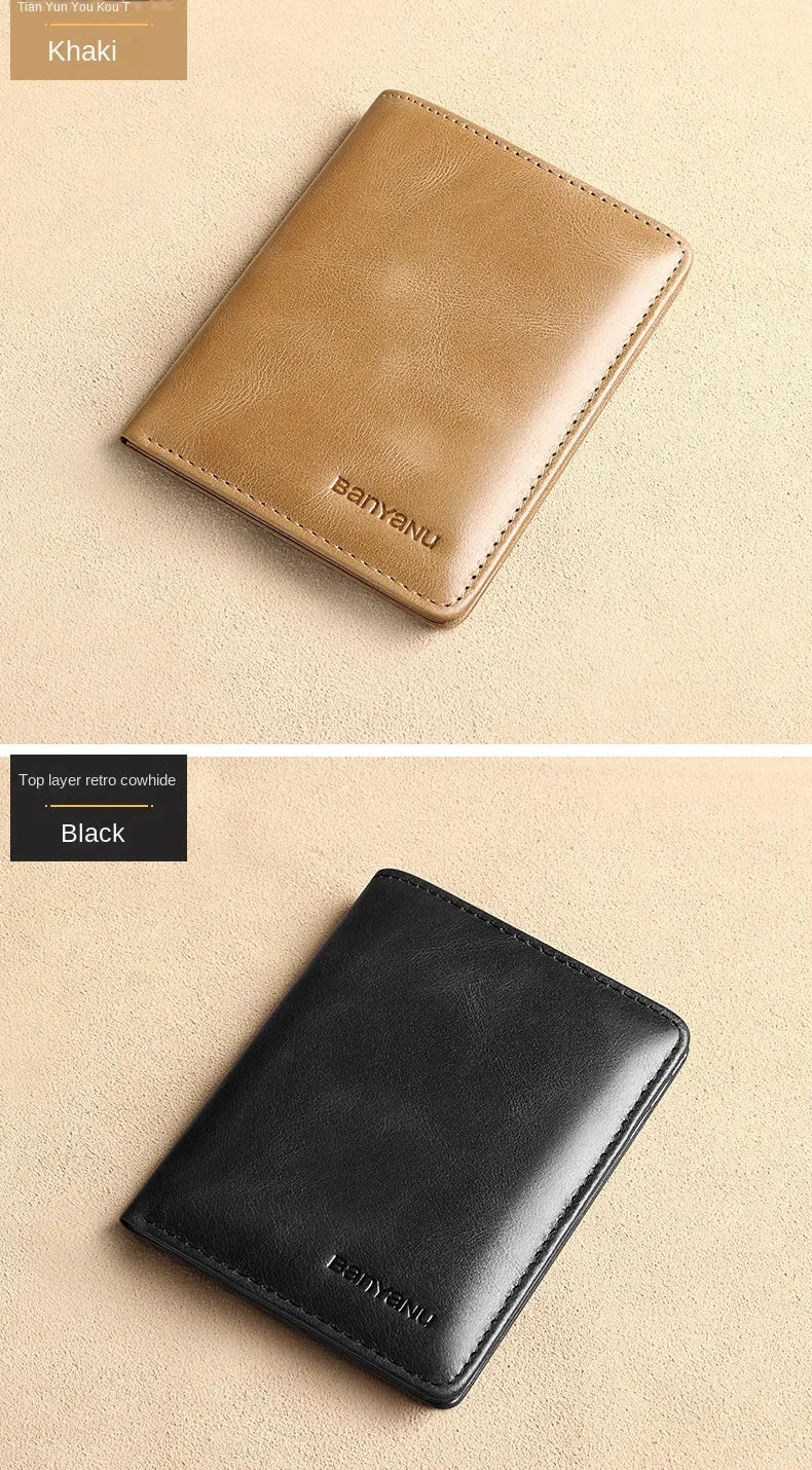 Carteira de Couro Slim