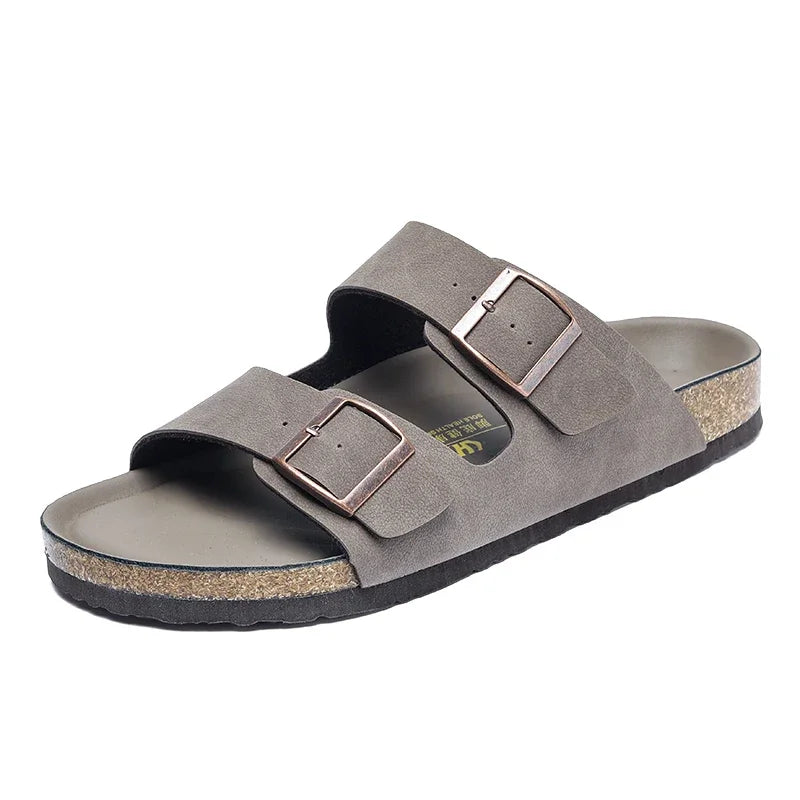 Sandália Masculina Couro