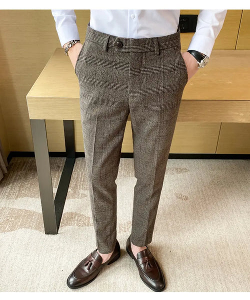 Calça Xadrez Casual